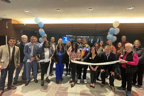 Ribbon cutting ceremony zamorins iowa